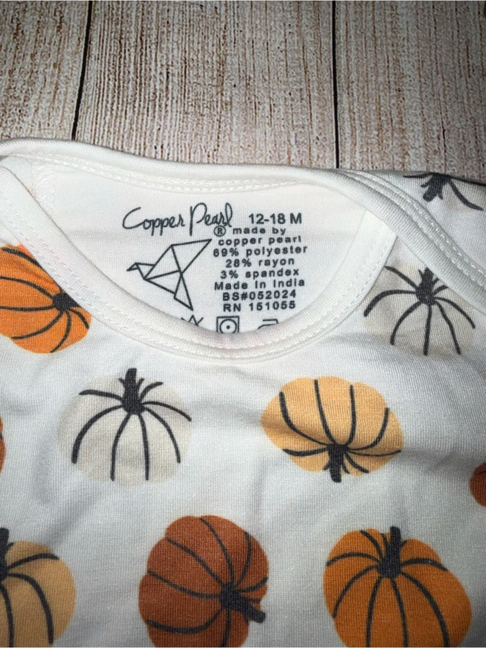 Copper Pearl | Pumpkin Bodysuit